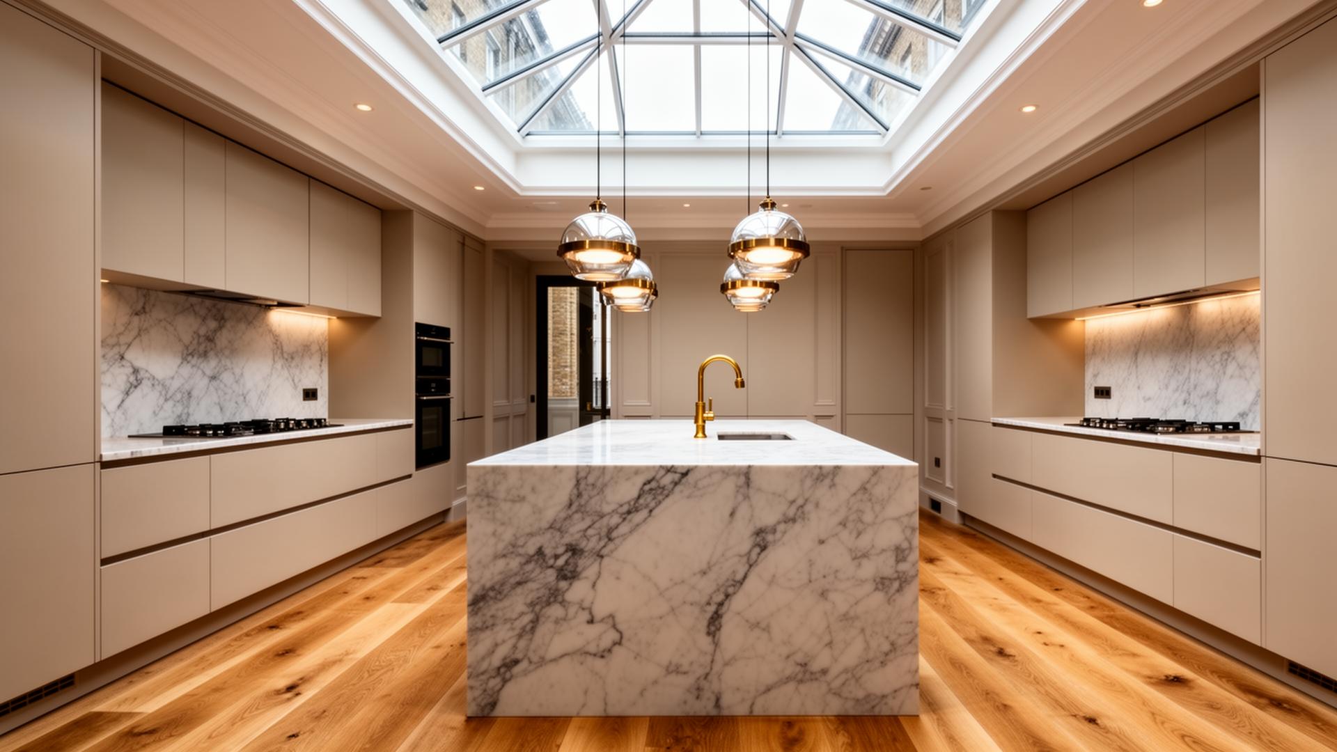Refurbished London kitchen interior